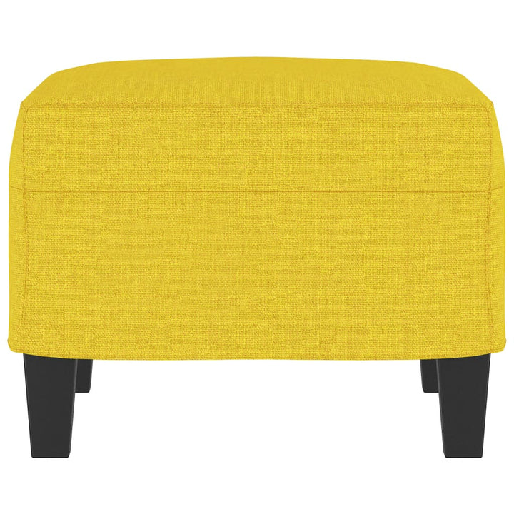 fodskammel 60x50x41 cm stof gul
