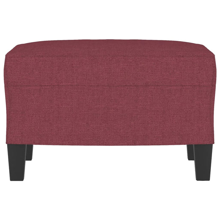 fodskammel 60x50x41 cm stof vinrød