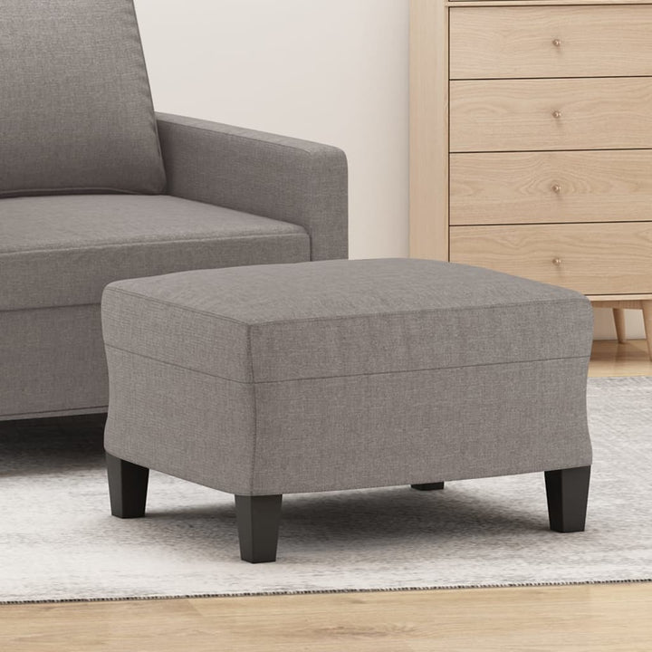 fodskammel 60x50x41 cm stof gråbrun