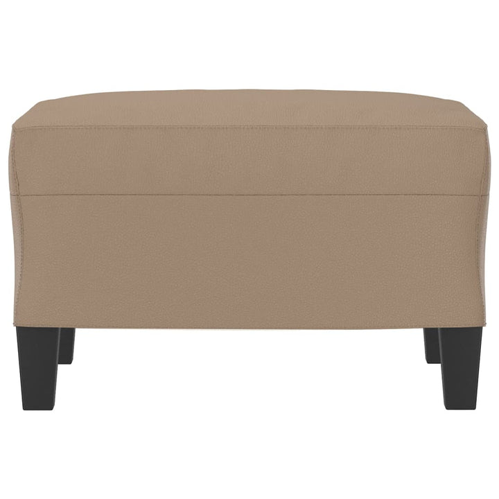 fodskammel 60x50x41 cm kunstlæder cappuccino