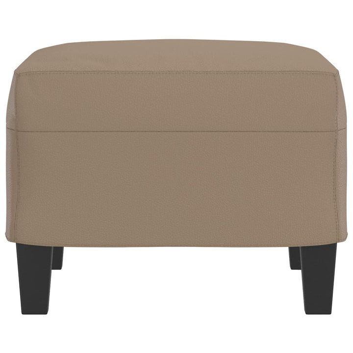 fodskammel 60x50x41 cm kunstlæder cappuccino