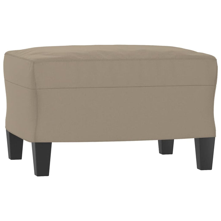 fodskammel 60x50x41 cm mikrofiberstof gråbrun