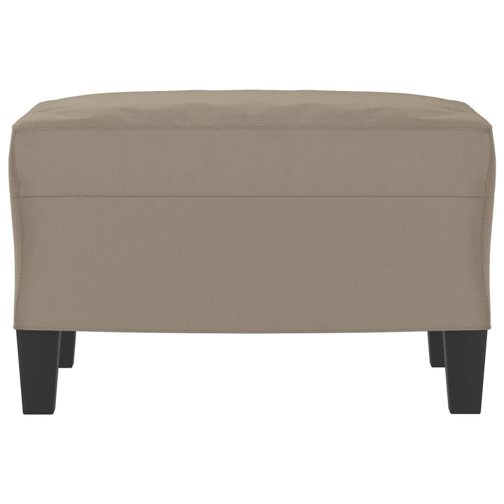 fodskammel 60x50x41 cm mikrofiberstof gråbrun