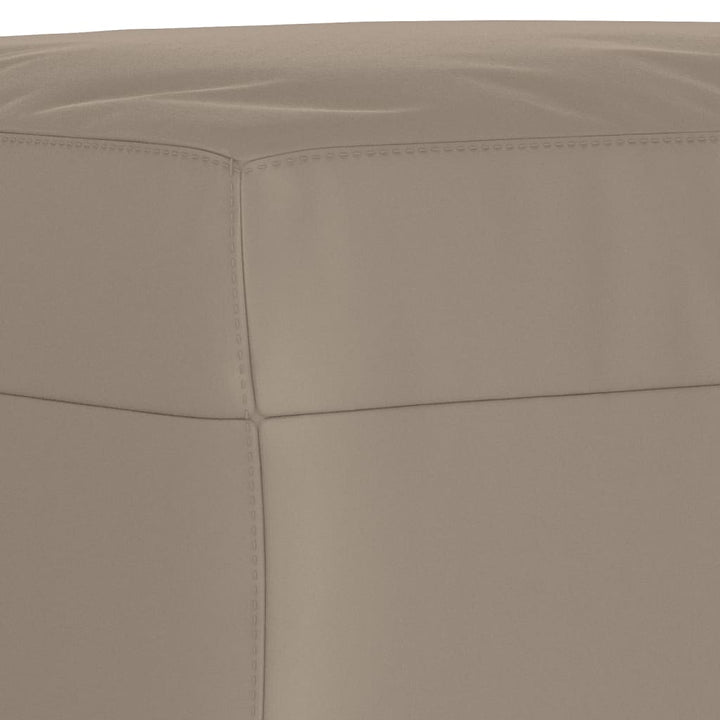 fodskammel 60x50x41 cm mikrofiberstof gråbrun