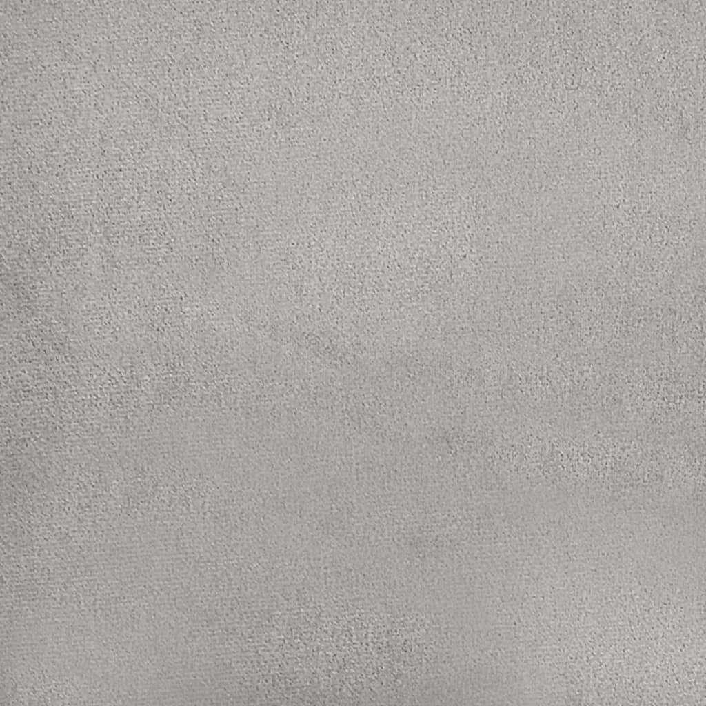 fodskammel 60x50x41 cm mikrofiberstof lysegrå