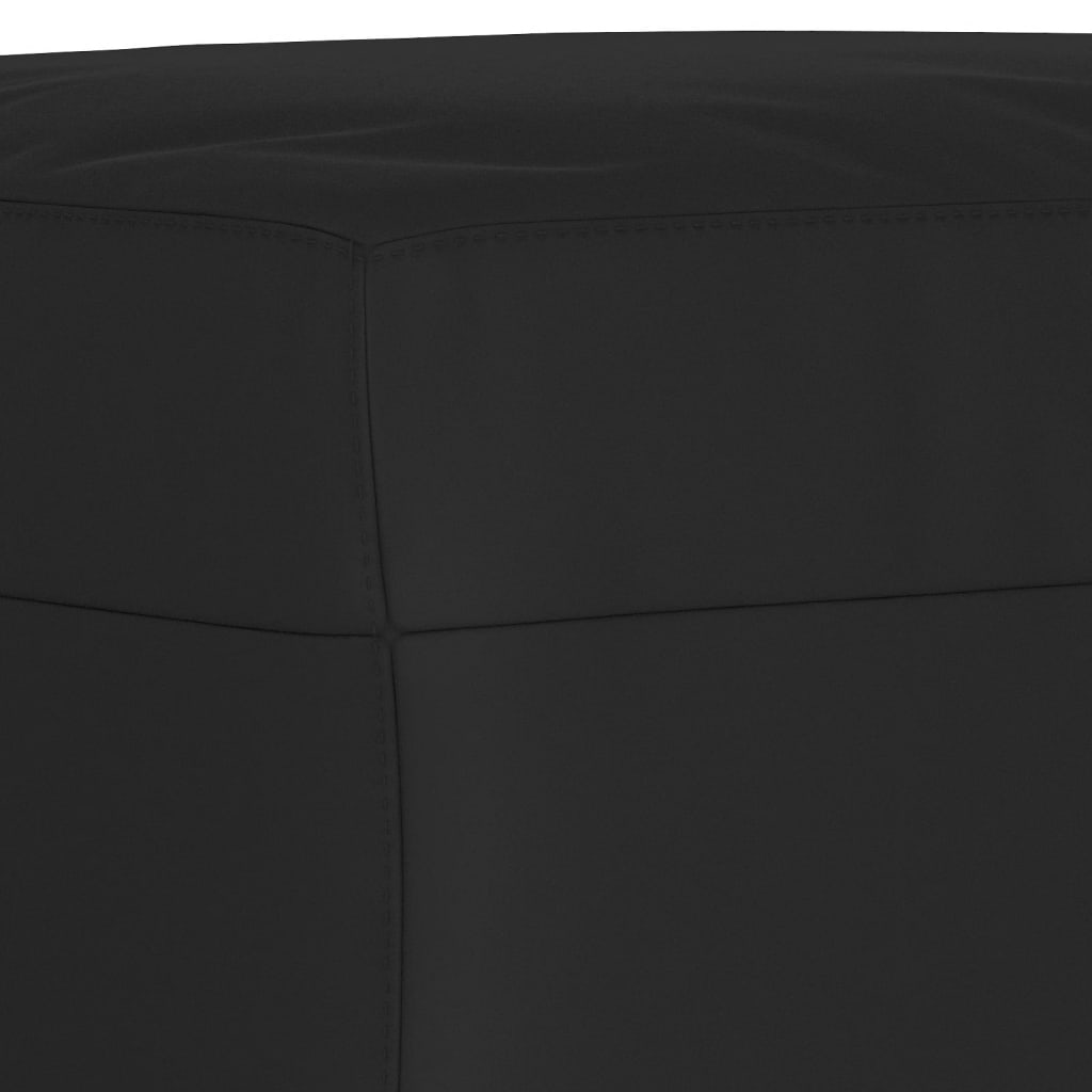 fodskammel 60x50x41 cm mikrofiberstof sort