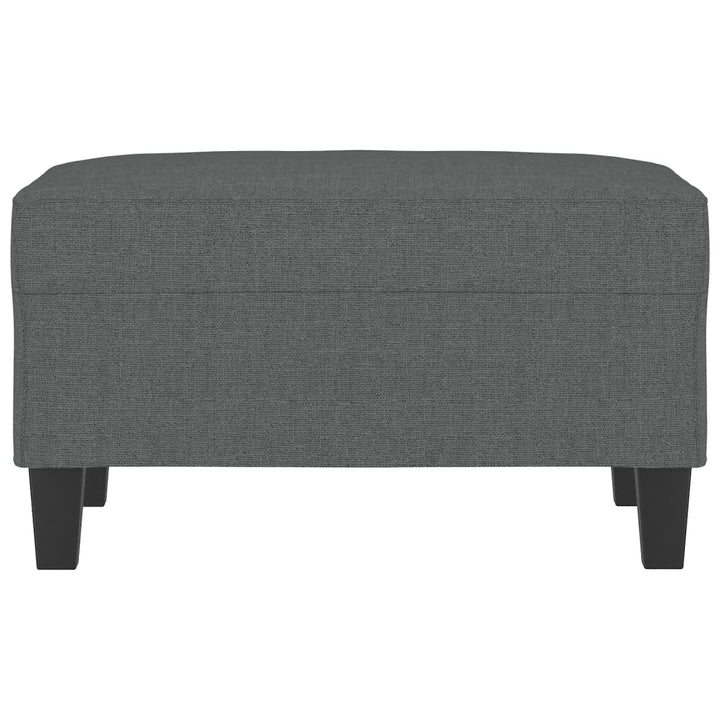 fodskammel 70x55x41 cm stof mørkegrå