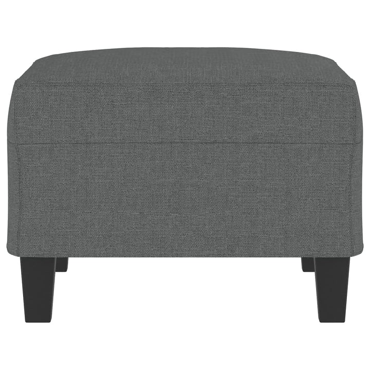 fodskammel 70x55x41 cm stof mørkegrå
