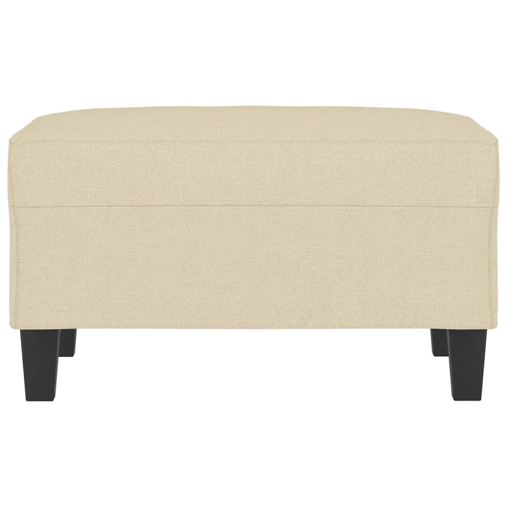 fodskammel 70x55x41 cm stof cremefarvet