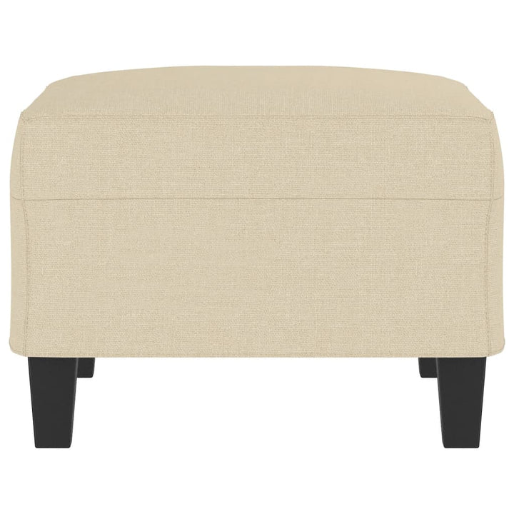 fodskammel 70x55x41 cm stof cremefarvet