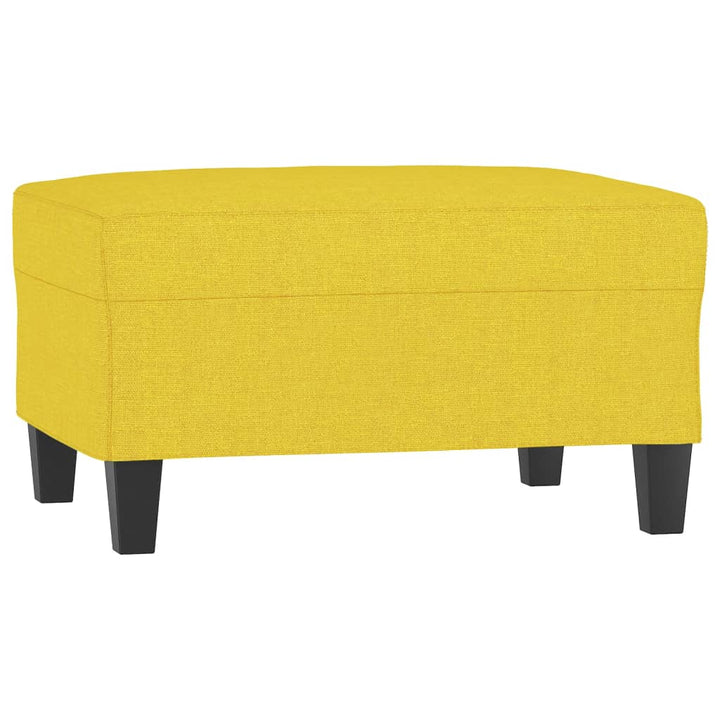 fodskammel 70x55x41 cm stof lysegul