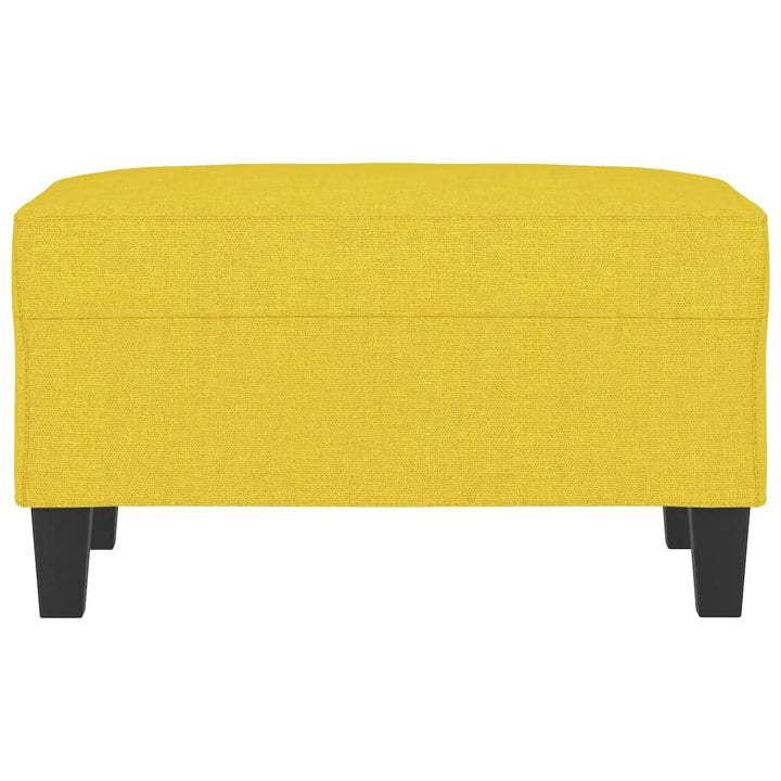 fodskammel 70x55x41 cm stof lysegul