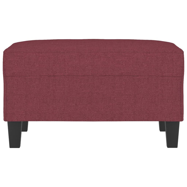 fodskammel 70x55x41 cm stof vinrød