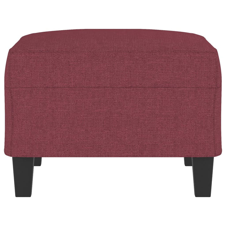 fodskammel 70x55x41 cm stof vinrød