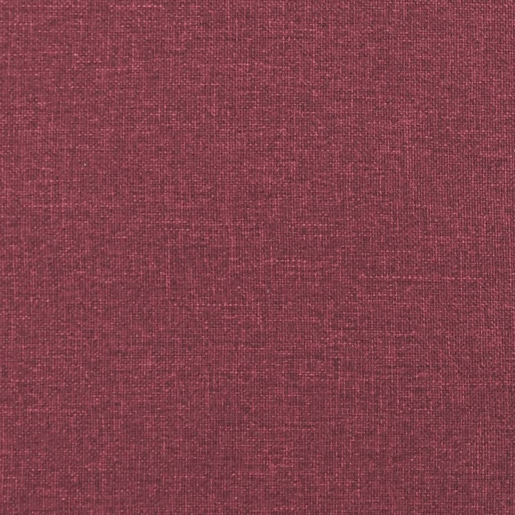 fodskammel 70x55x41 cm stof vinrød