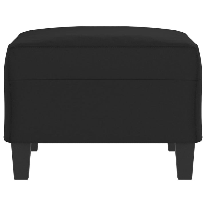 fodskammel 70x55x41 cm mikrofiberstof sort