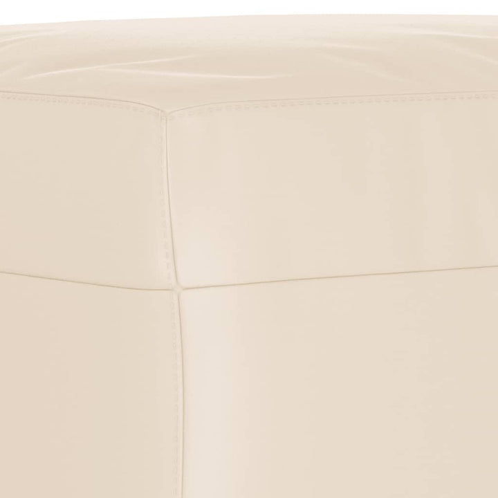 fodskammel 70x55x41 cm mikrofiberstof beige