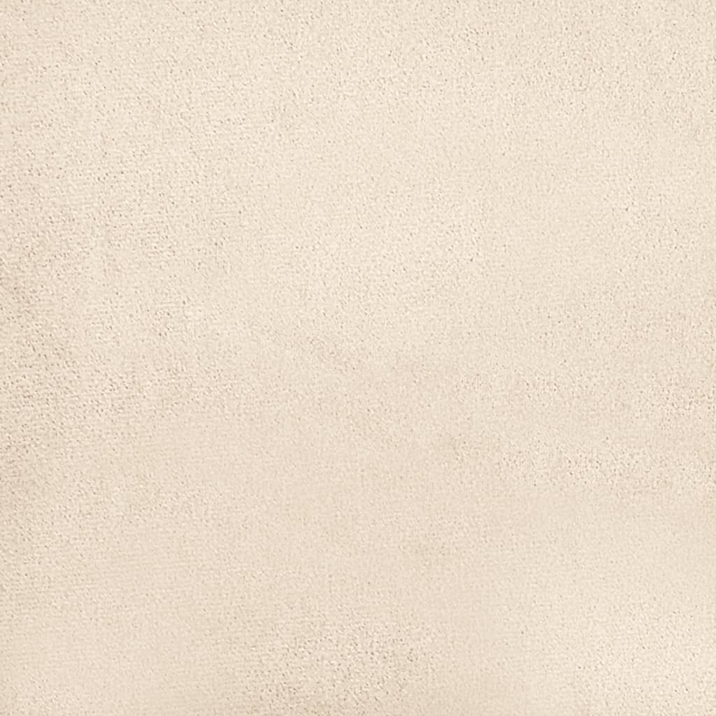 fodskammel 70x55x41 cm mikrofiberstof beige