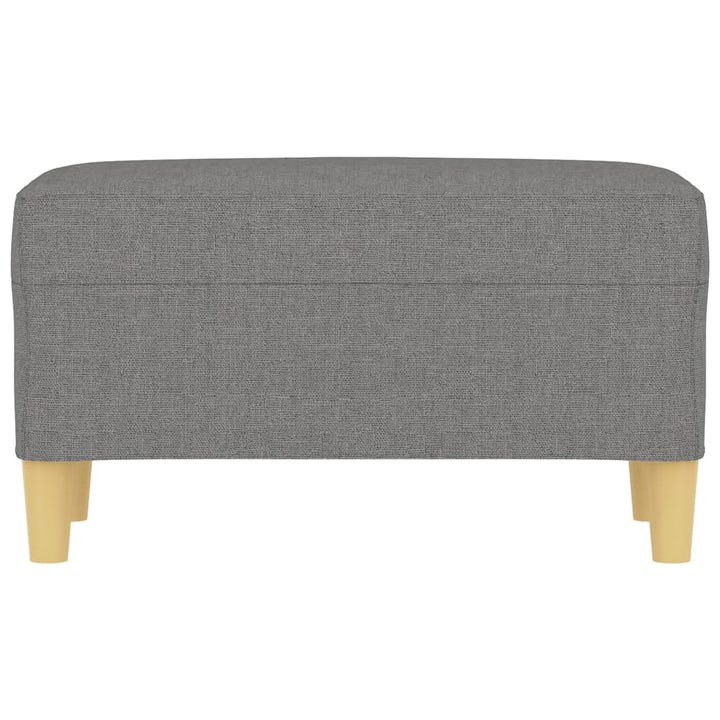 bænk 70x35x41 cm stof mørkegrå