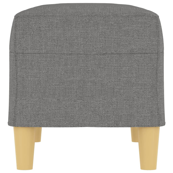 bænk 70x35x41 cm stof mørkegrå