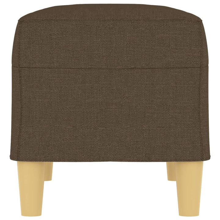 bænk 70x35x41 cm stof brun
