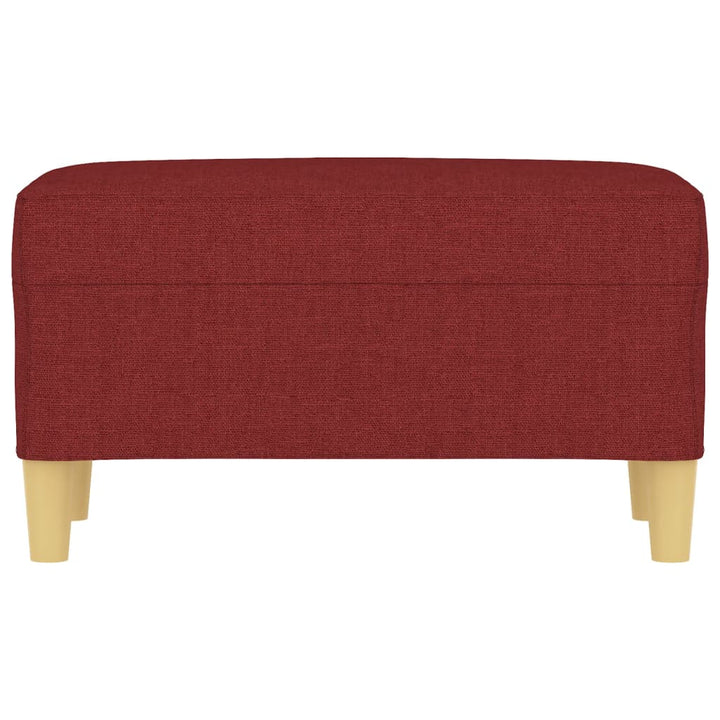 bænk 70x35x41 cm stof vinrød
