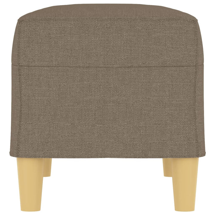 bænk 70x35x41 cm stof gråbrun