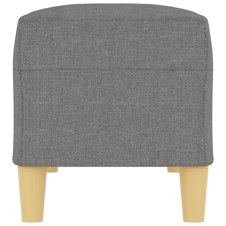 bænk 100x35x41 cm stof mørkegrå