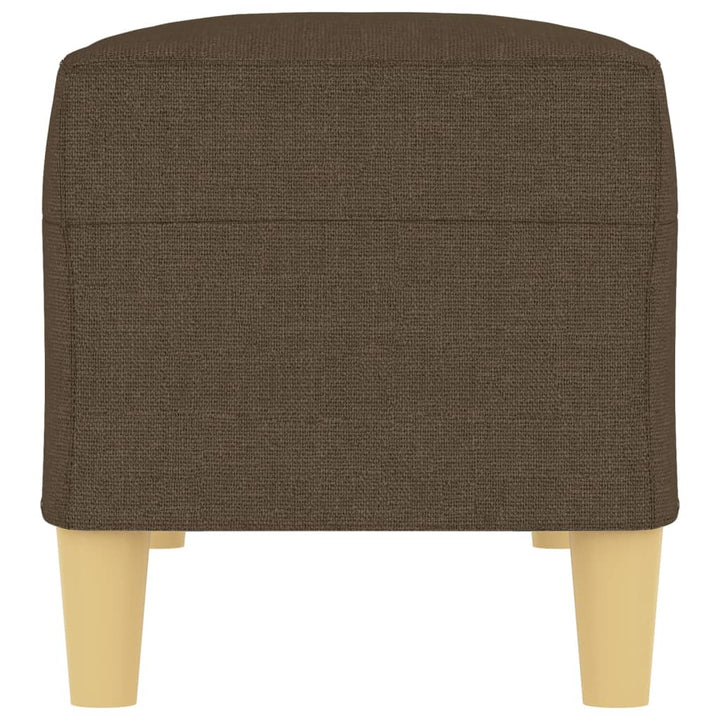 bænk 100x35x41 cm stof brun