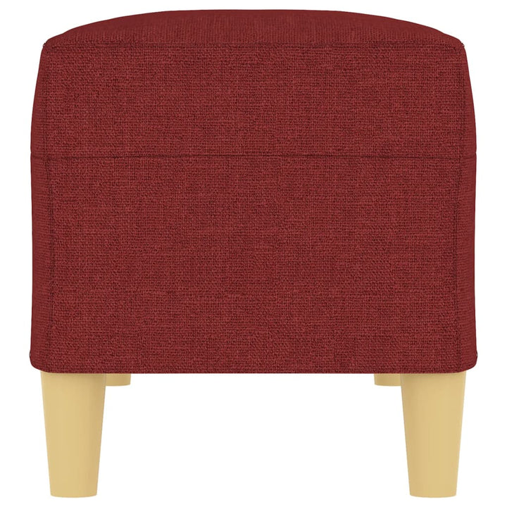 bænk 100x35x41 cm stof vinrød