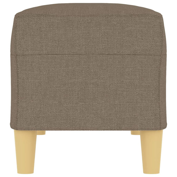 bænk 100x35x41 cm stof gråbrun