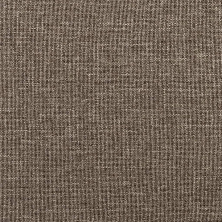 bænk 100x35x41 cm stof gråbrun