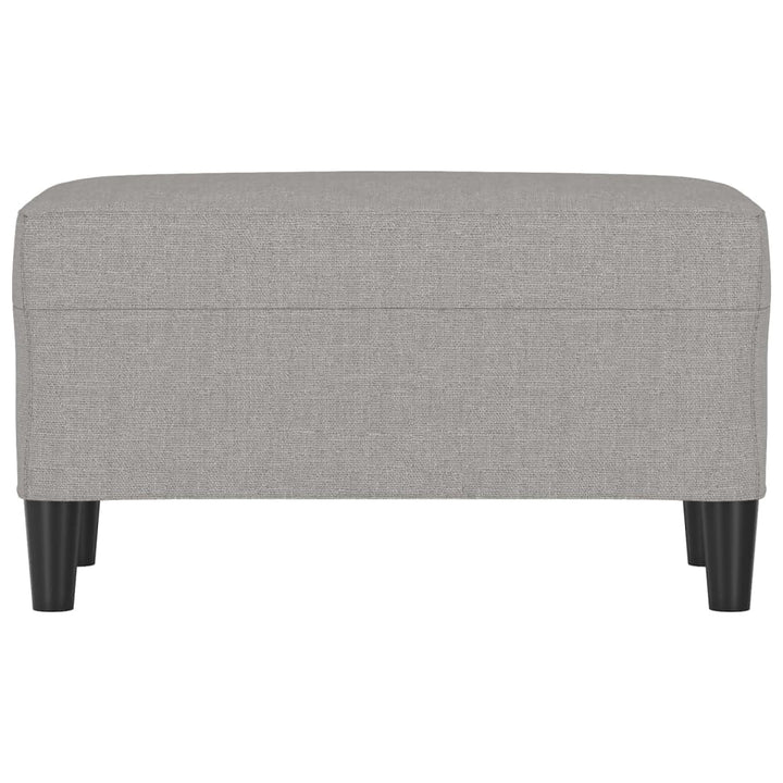 bænk 70x35x41 cm stof lysegrå