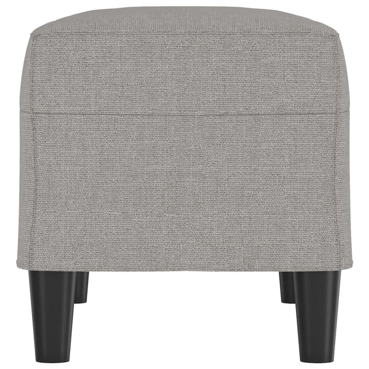 bænk 70x35x41 cm stof lysegrå