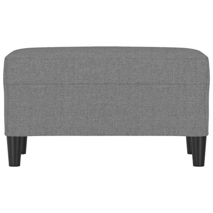 bænk 70x35x41 cm stof mørkegrå