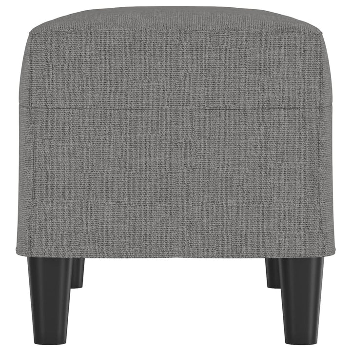 bænk 70x35x41 cm stof mørkegrå