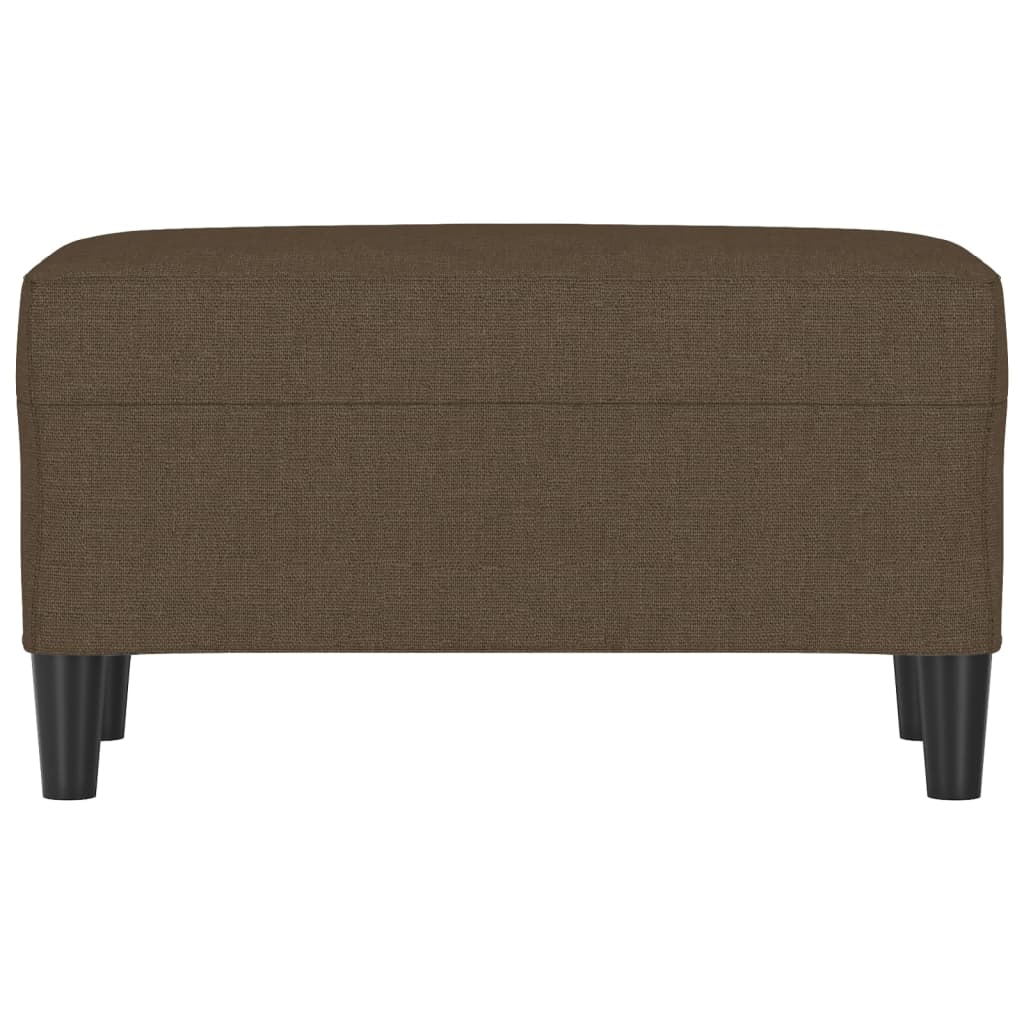 bænk 70x35x41 cm stof brun