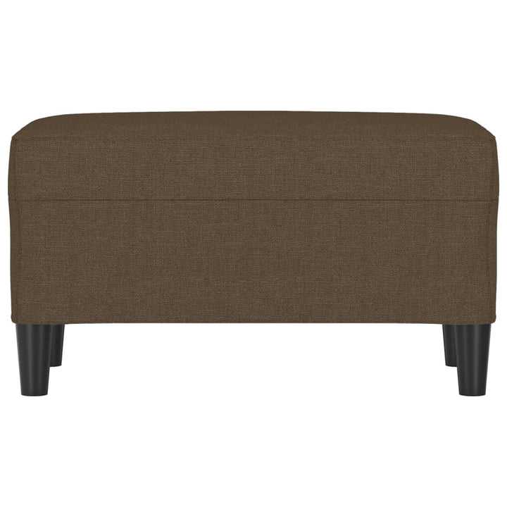 bænk 70x35x41 cm stof brun