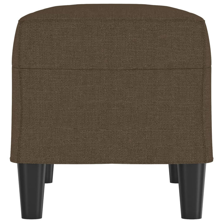 bænk 70x35x41 cm stof brun