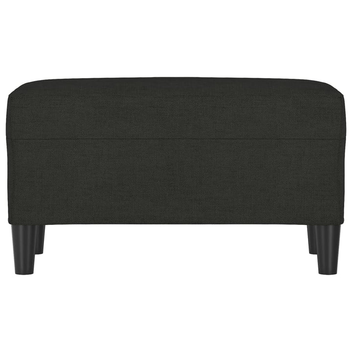 bænk 70x35x41 cm stof sort