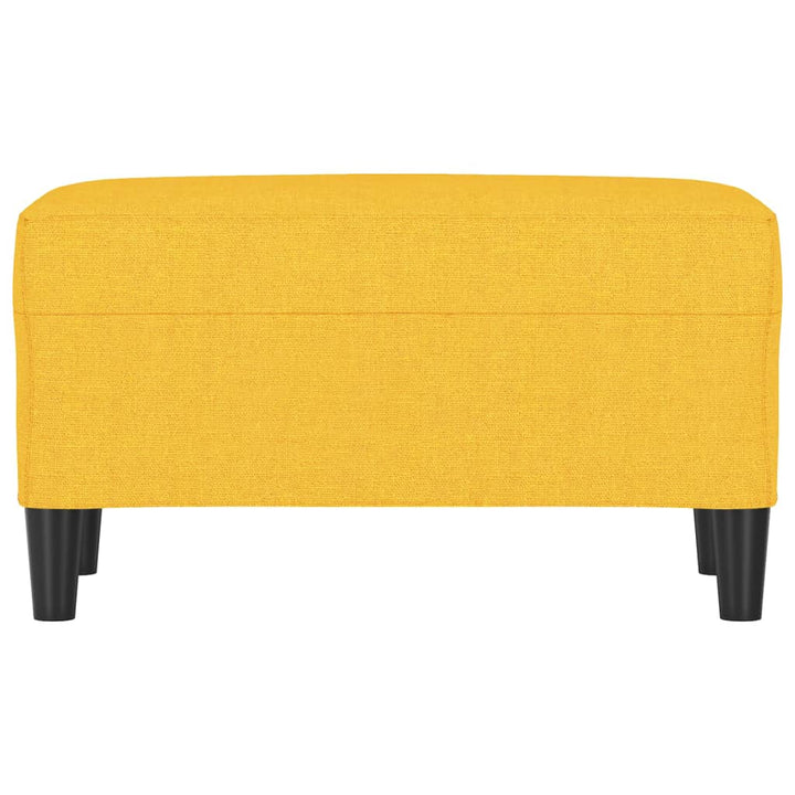 bænk 70x35x41 cm stof gul