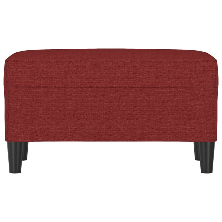 bænk 70x35x41 cm stof vinrød