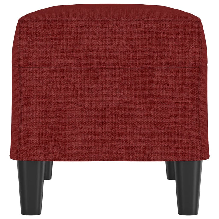 bænk 70x35x41 cm stof vinrød