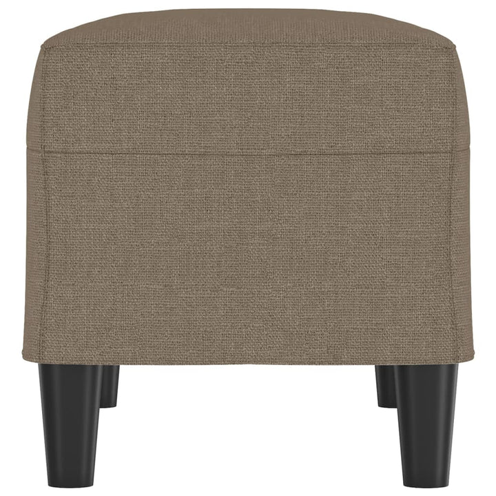 bænk 70x35x41 cm stof gråbrun