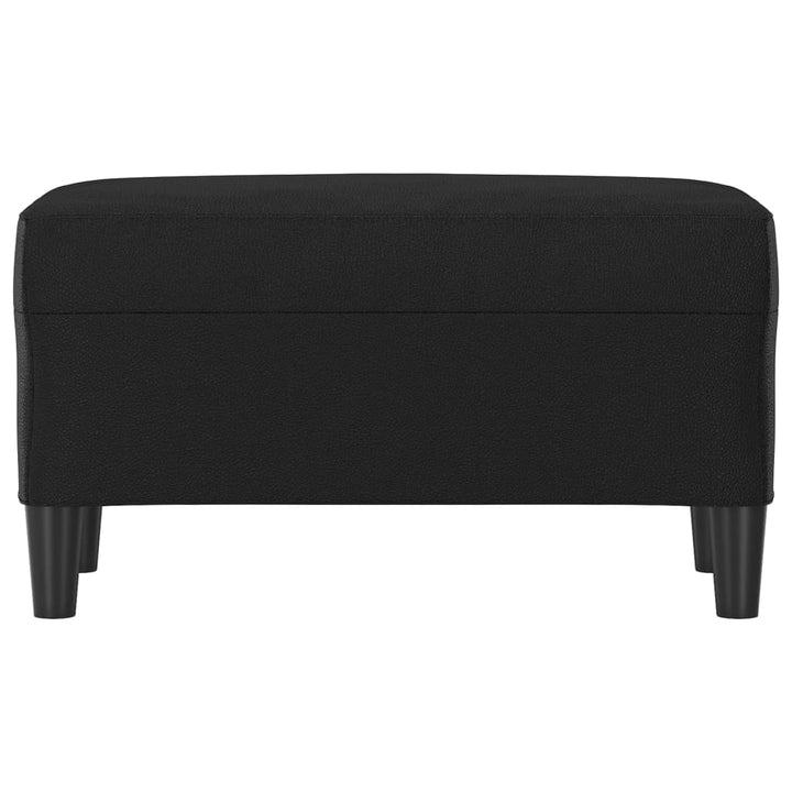 bænk 70x35x41 cm kunstlæder sort
