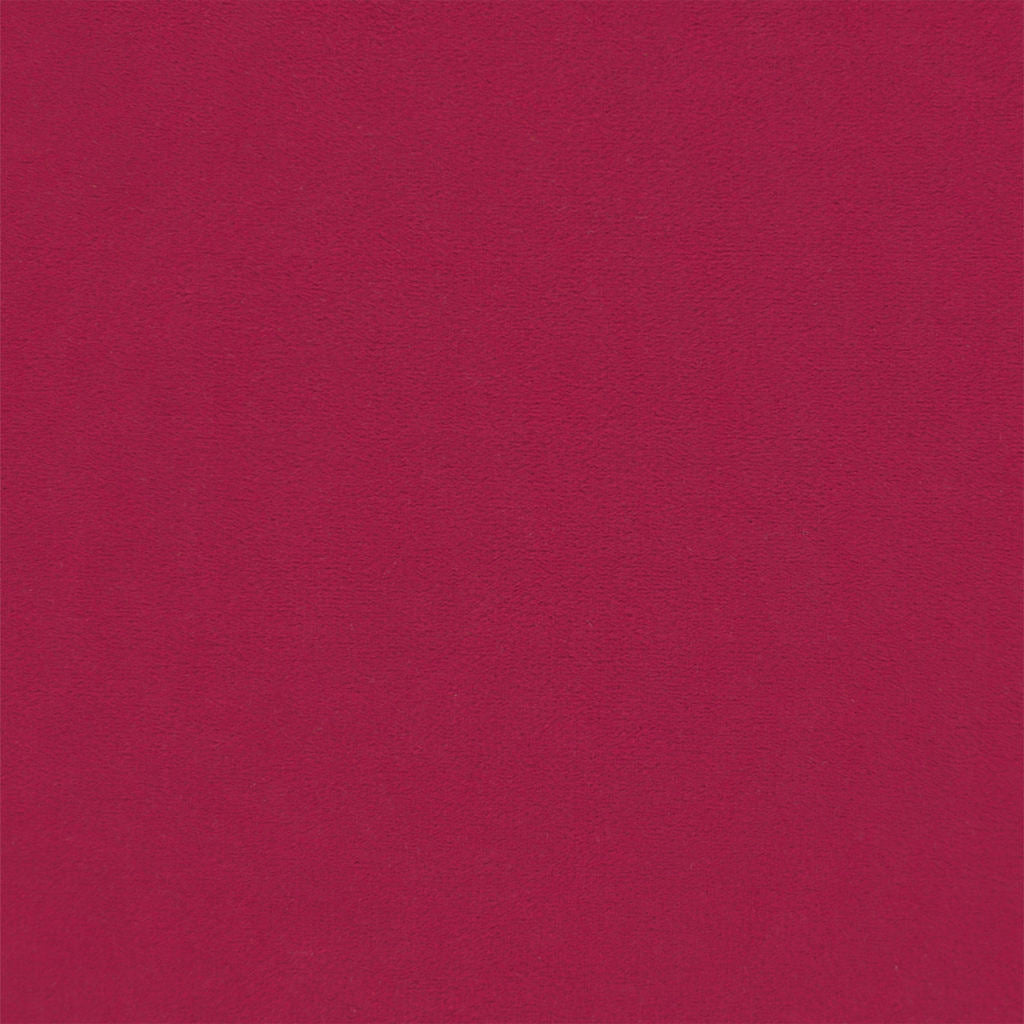 bænk 70x35x41 cm velour vinrød