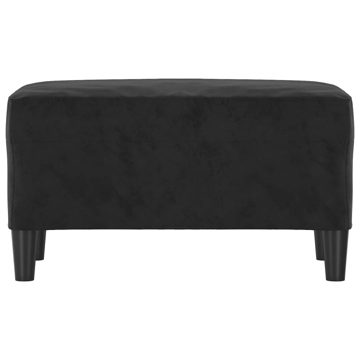 bænk 70x35x41 cm velour sort