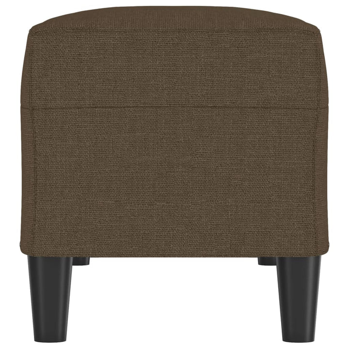 bænk 100x35x41 cm stof brun