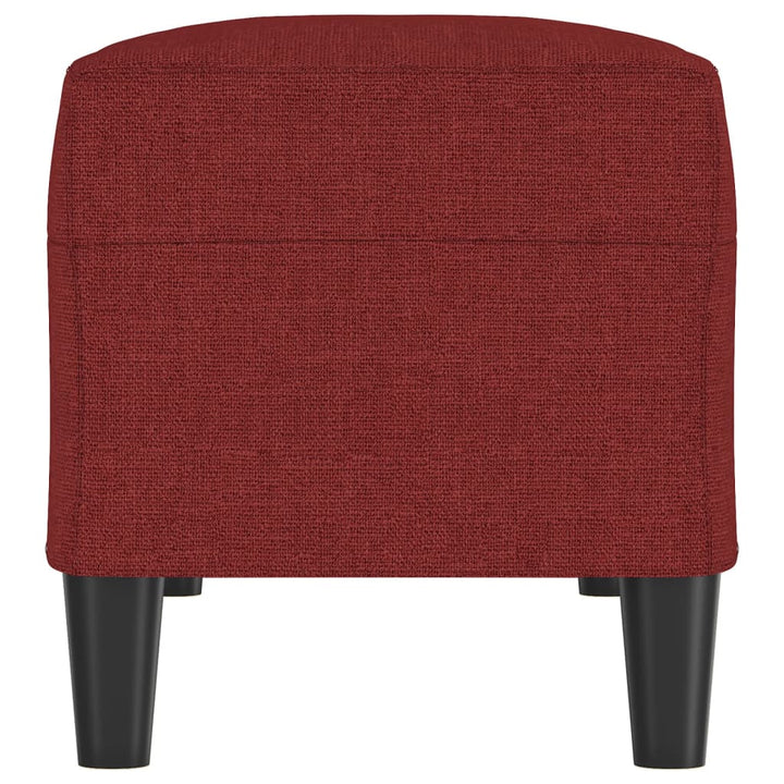 bænk 100x35x41 cm stof vinrød