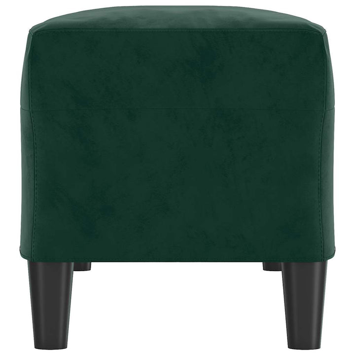 bænk 100x35x41 cm fløjl mørkegrøn